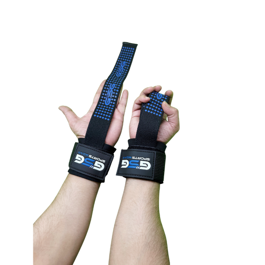 Heavy-Duty Power Lifting Strap-Blue