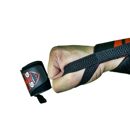 Wrist Straps – Red & Black| GSG Sports Wear