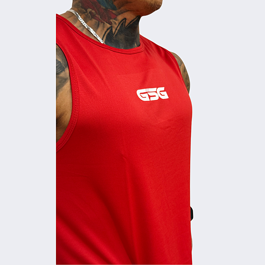 GSG Sports Wear Ultimate Fitness Bundle – Bag, Belt, Wrist Straps, Gloves & Tanktop