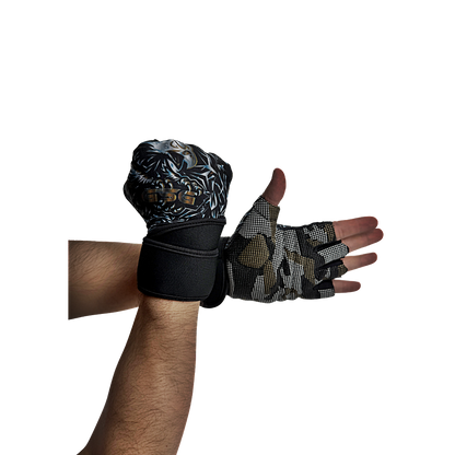 Gym Gloves Falcon Series-GREY