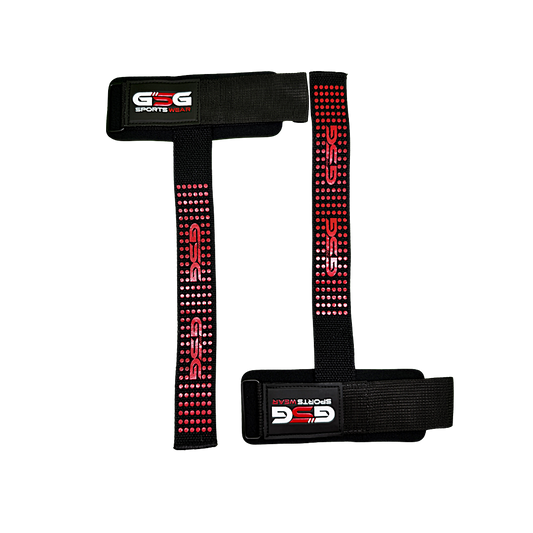 Heavy-Duty Power Lifting Strap-Red