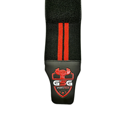 Wrist Straps – Red & Black| GSG Sports Wear
