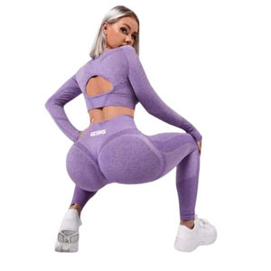 GSG 2pcs lighting purple Workout Sets