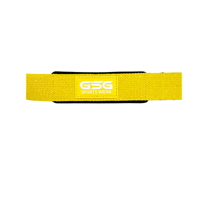 Heavy Duty Lifting Straps – For Weight Training & Wrist Support (Yellow)