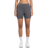 GSG Scrunch Pocket Womens Shorts - Gray