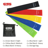 GSG Resistance Bands Set – 5 Level Workout Straps for Home & Gym