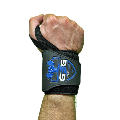 Wrist Straps – Blue & Black GSG Sports Wear