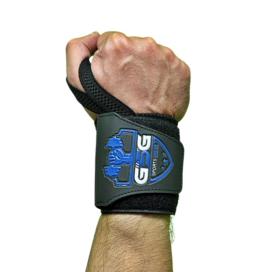 Wrist Straps – Blue & Black GSG Sports Wear
