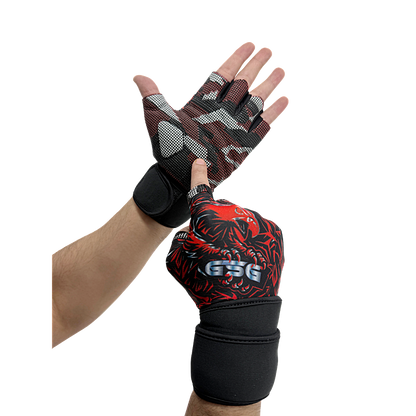 Gym Gloves Falcon Series-RED