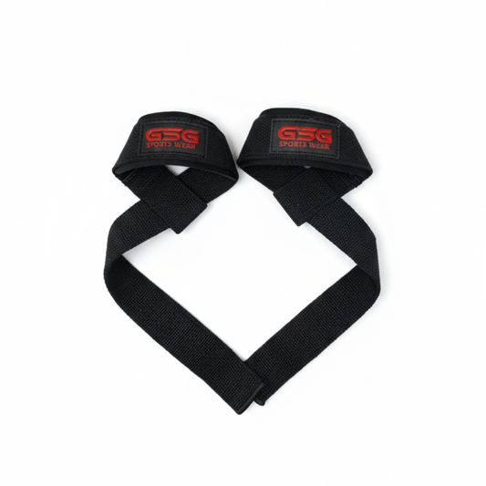 Heavy Duty Lifting Straps – For Weight Training & Wrist Support (Black)