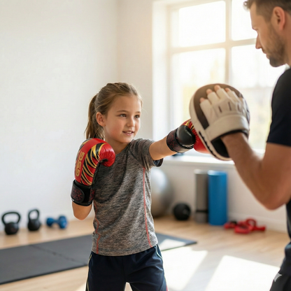 GSG Youth Pro Boxing Gloves – 6oz Series (Ages 8-13)-Gold