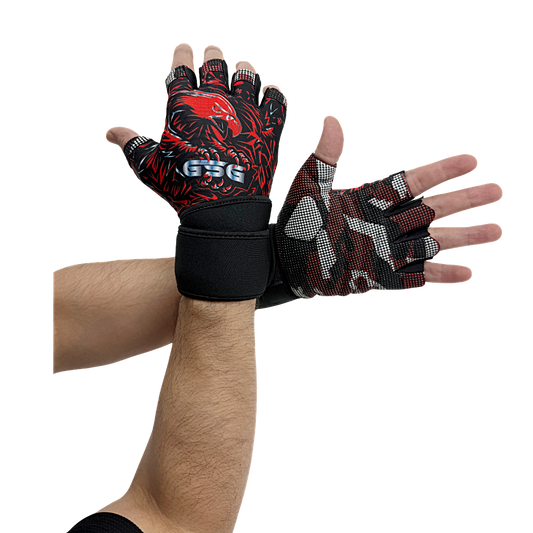Gym Gloves Falcon Series-RED