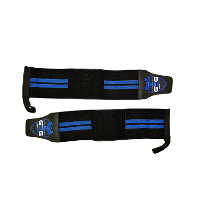 Wrist Straps – Blue & Black GSG Sports Wear