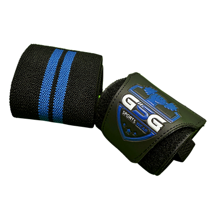 Wrist Straps – Blue & Black GSG Sports Wear