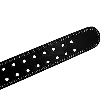 GSG Pro Gym Leather BeltDouble Prong Gold Black Edition