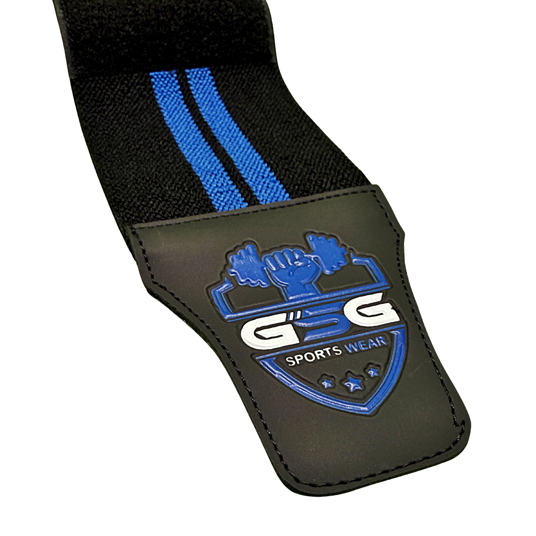 Wrist Straps – Blue & Black GSG Sports Wear