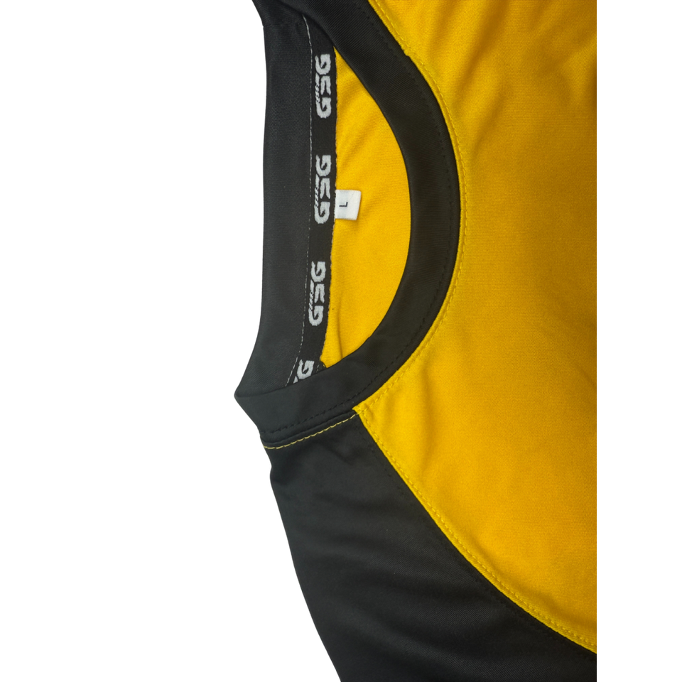 GSG Gym T-Shirt – Orange & Black | Dry Fit Sportswear for Men