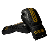 Skull Strike Boxing Gloves – Black & Gold
