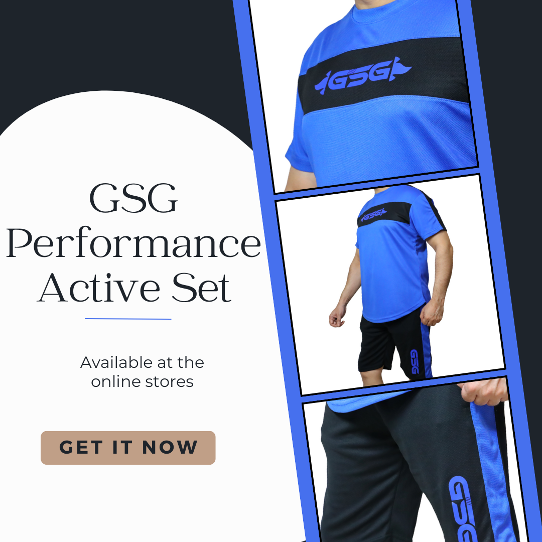 GSG Blue Performance Active Set - Premium Activewear in UAE – GSG ...