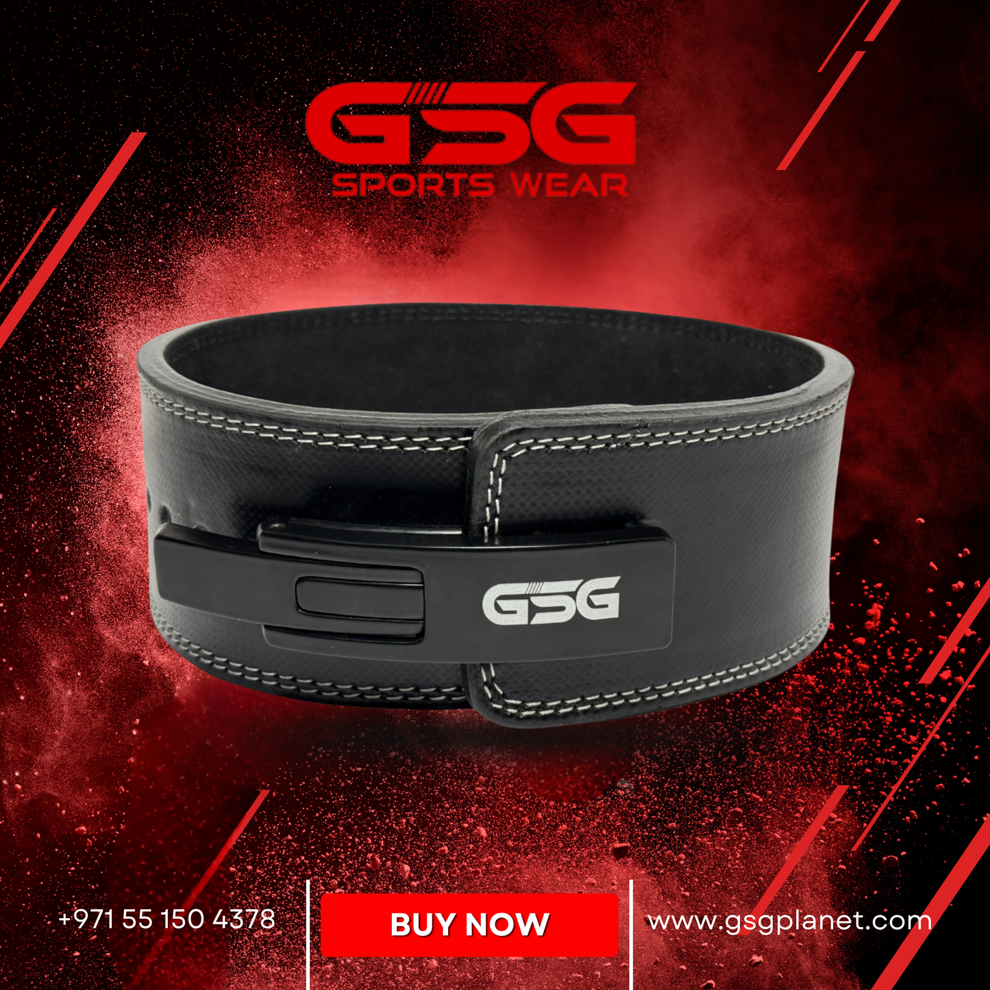 Pro Support 10mm Weightlifting Belt – Lever