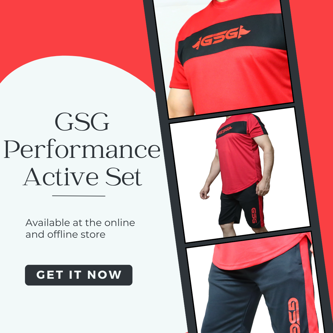 Gsg Performance Logo GSG Red Performance Active Set - Premium Activewear in UAE – GSG Planet ...