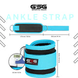 GSG Gym Ankle Strap - Blue