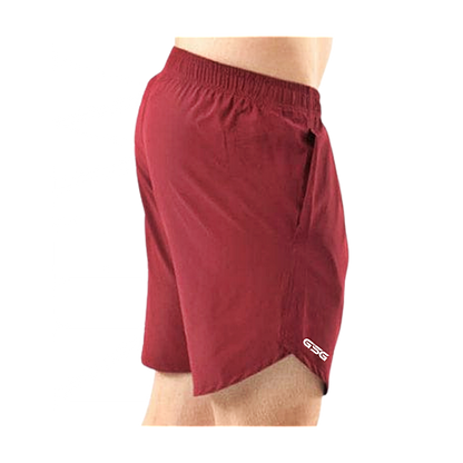 Active Wear Plain Shorts - Red