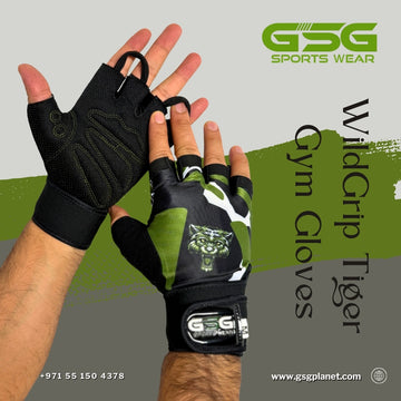 GSG WildGrip Camo Gym Gloves