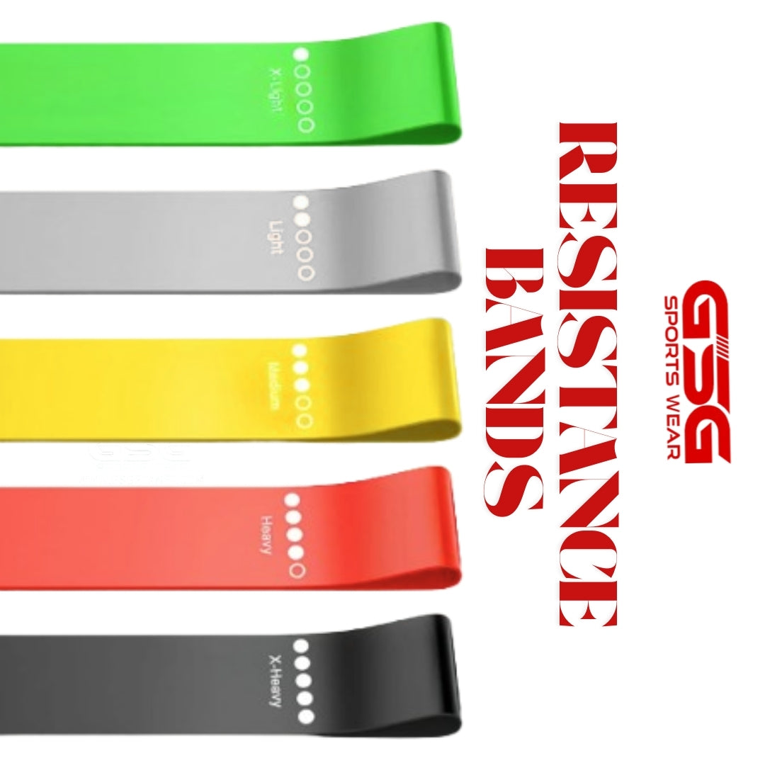 GSG Resistance Bands Set – 5 Level Workout Straps for Home & Gym