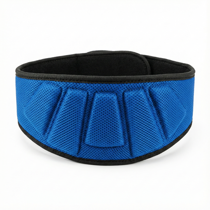 6" REINFORCED NYLON LIFTING BELT - Blue