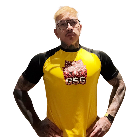 Gym T-Shirt –YELLOW | Dry Fit Sportswear for Men