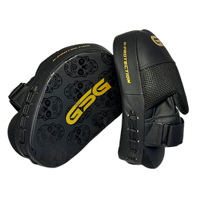 Skull Strike Focus Pads – Black & Gold