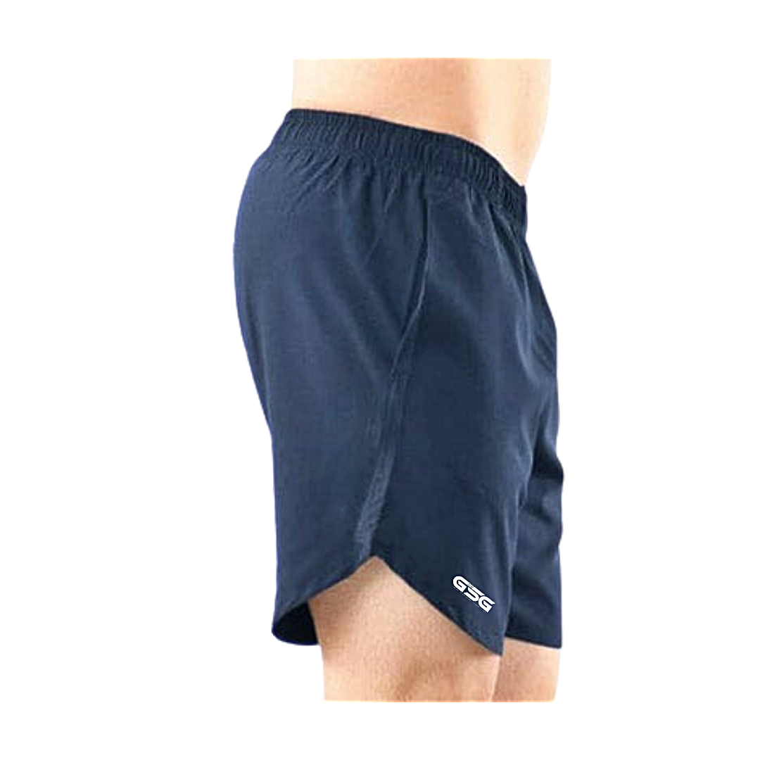 Active Wear Plain Shorts - Navy Blue