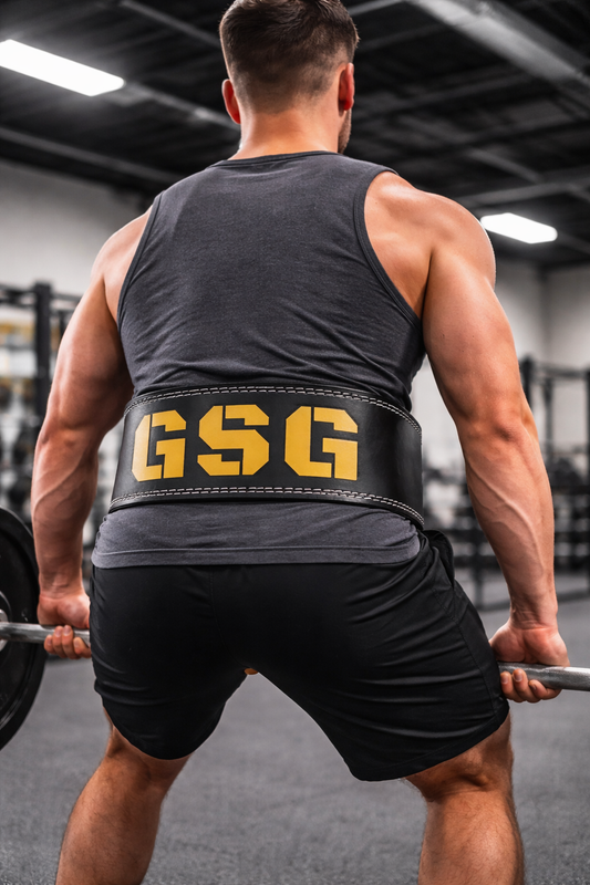 GSG Powerlifting Belt with Auto Lock