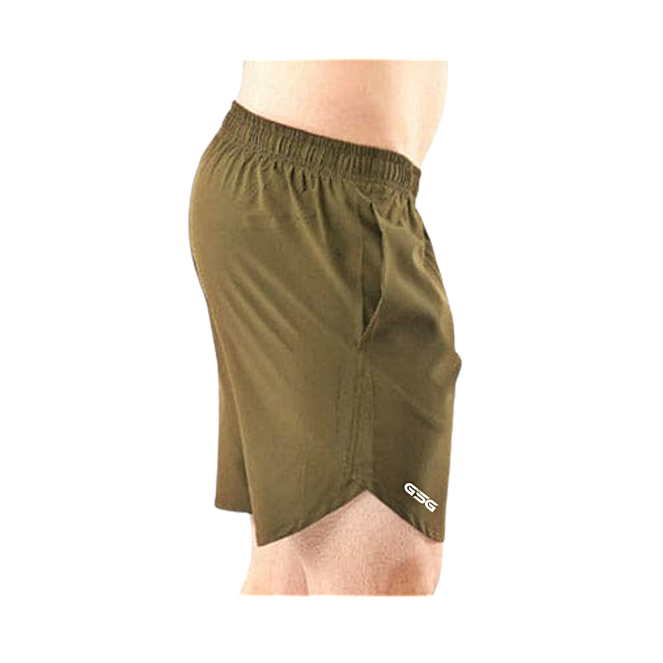 Active Wear Plain Shorts - Green