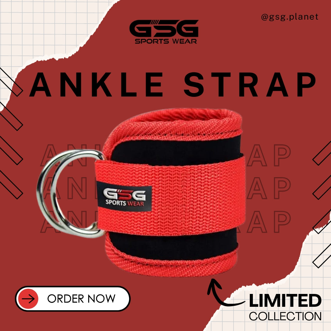 GSG Gym Ankle Strap - Red