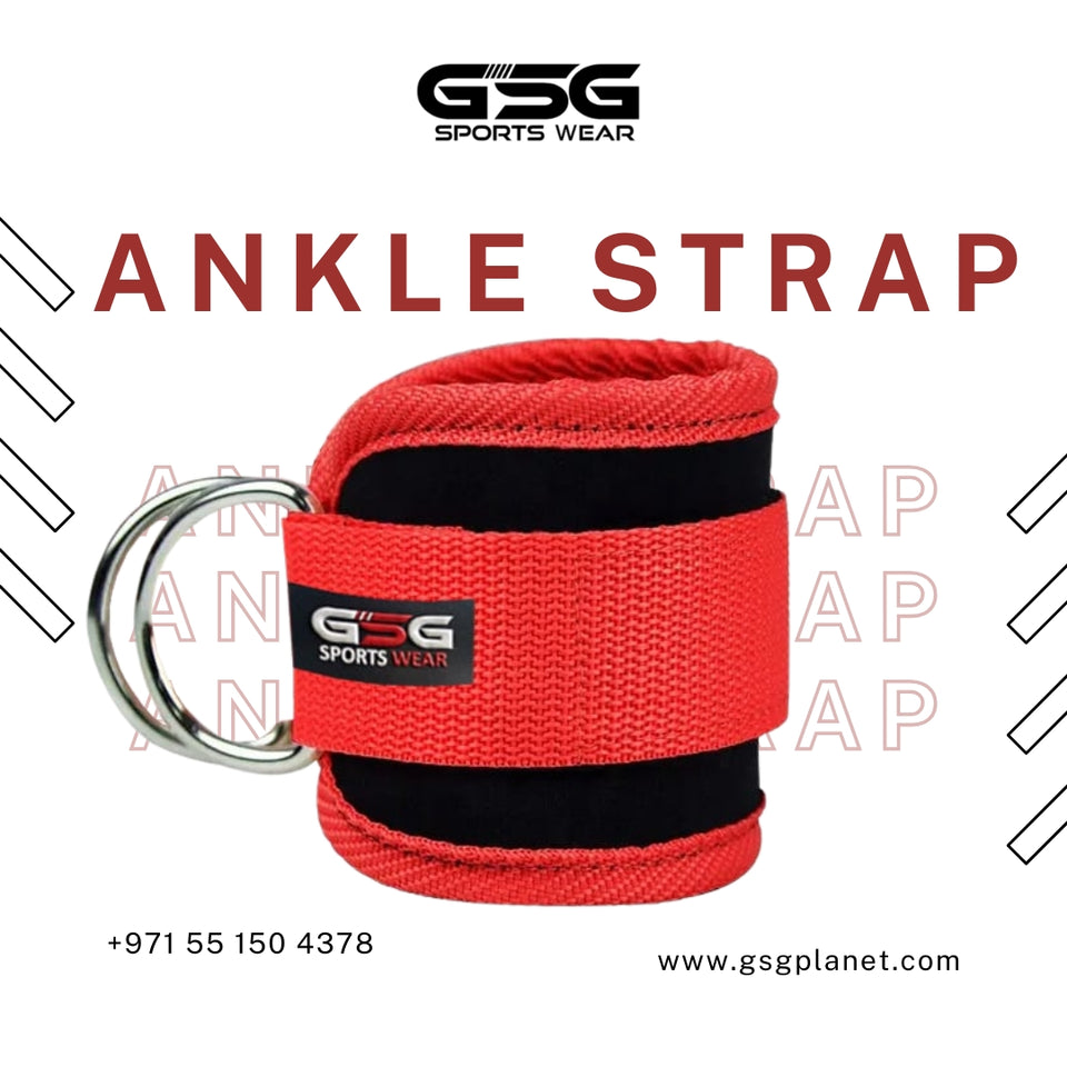 GSG Gym Ankle Strap - Red