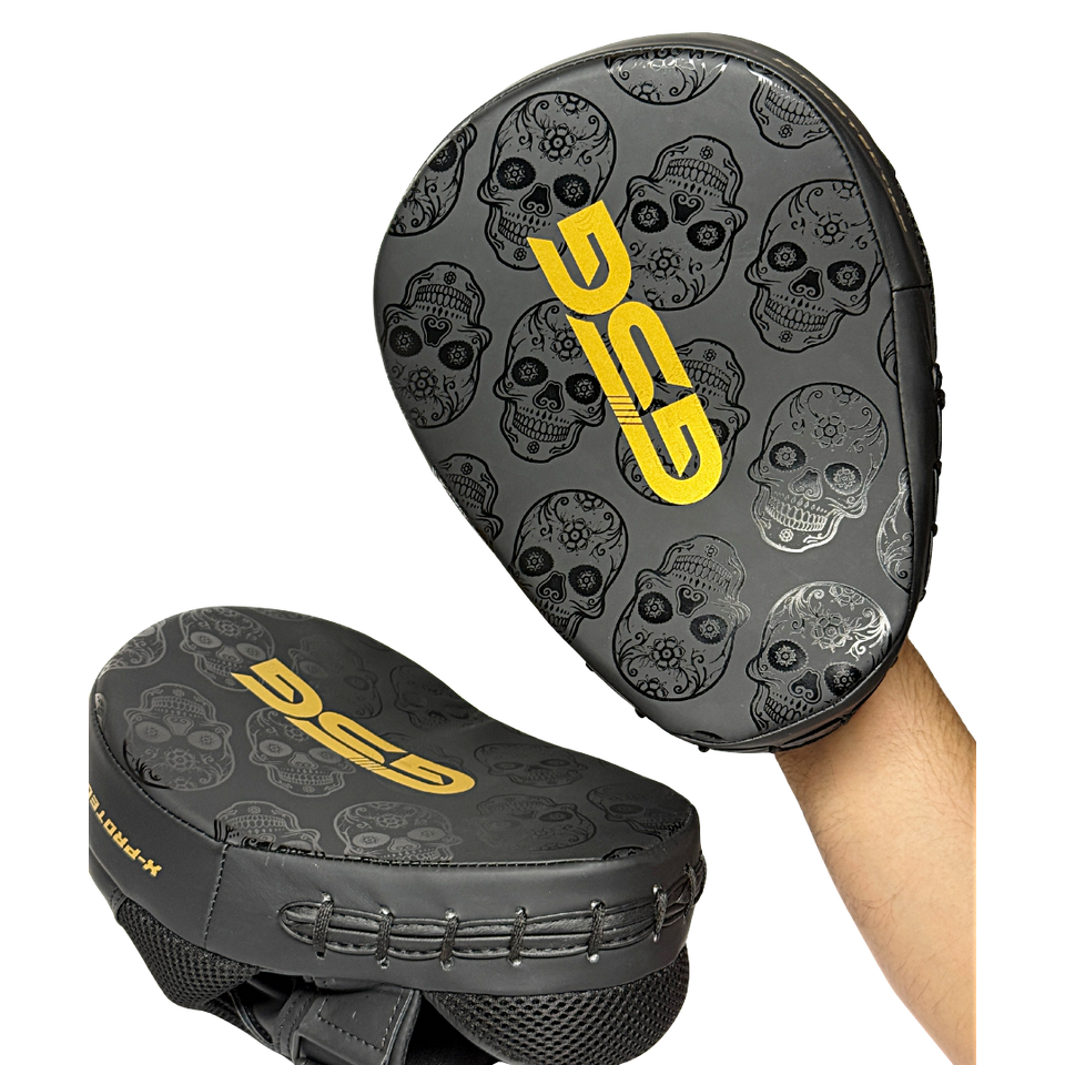 Skull Strike Boxing Collection Set – Black & Gold