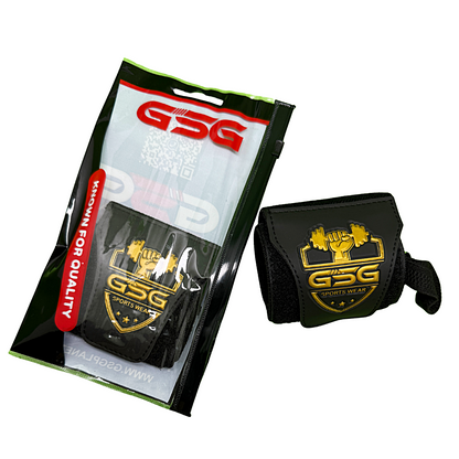 Wrist Straps – Black & Yellow GSG Sports Wear