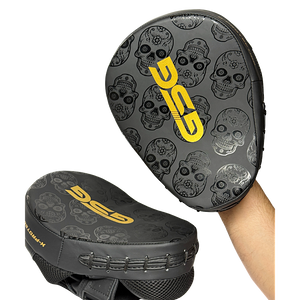 Skull Strike Focus Pads – Black & Gold
