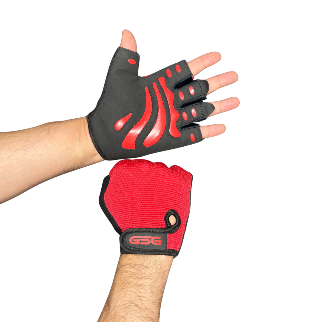 GSG Sports Wear Ultimate Fitness Bundle – Bag, Belt, Wrist Straps, Gloves & Tanktop