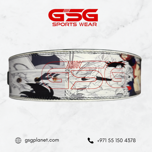 GSG Anime-Inspired Leather Weightlifting Belt