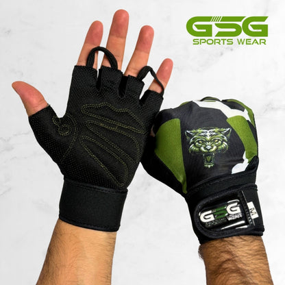 GSG WildGrip Camo Gym Gloves