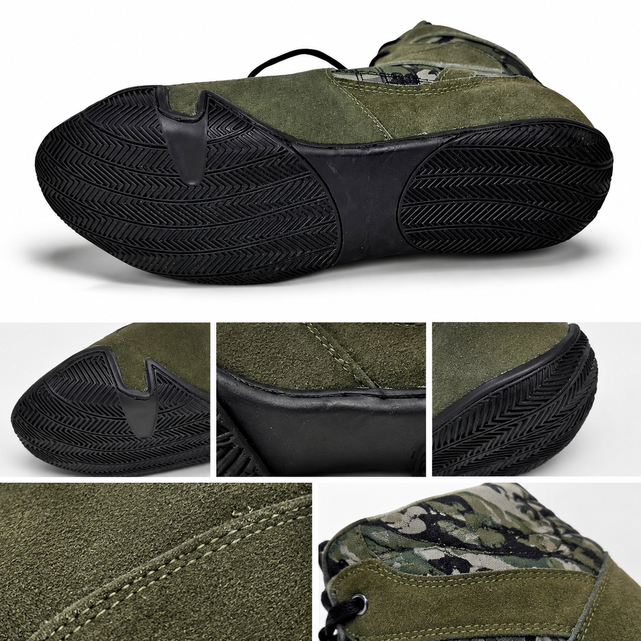 Professional Gym Wrestling & Boxing Shoes | Lightweight Leather Training Shoes with Ankle Support