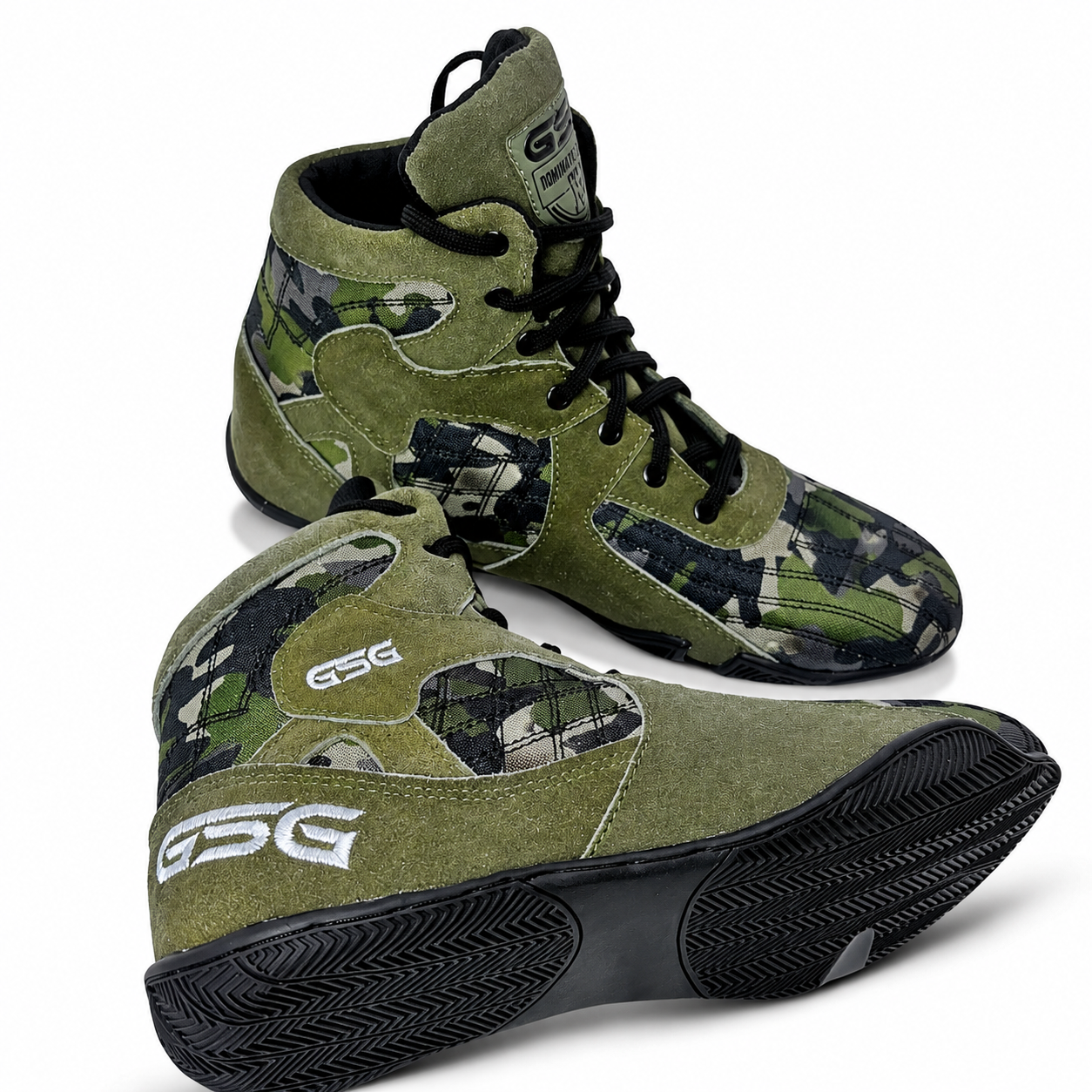 Professional Gym Wrestling & Boxing Shoes | Lightweight Leather Training Shoes with Ankle Support