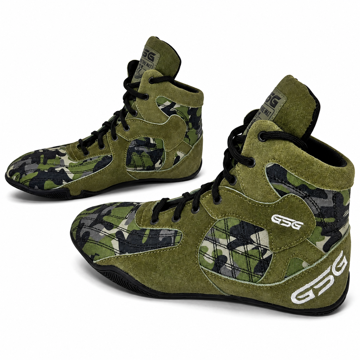 Professional Gym Wrestling & Boxing Shoes | Lightweight Leather Training Shoes with Ankle Support