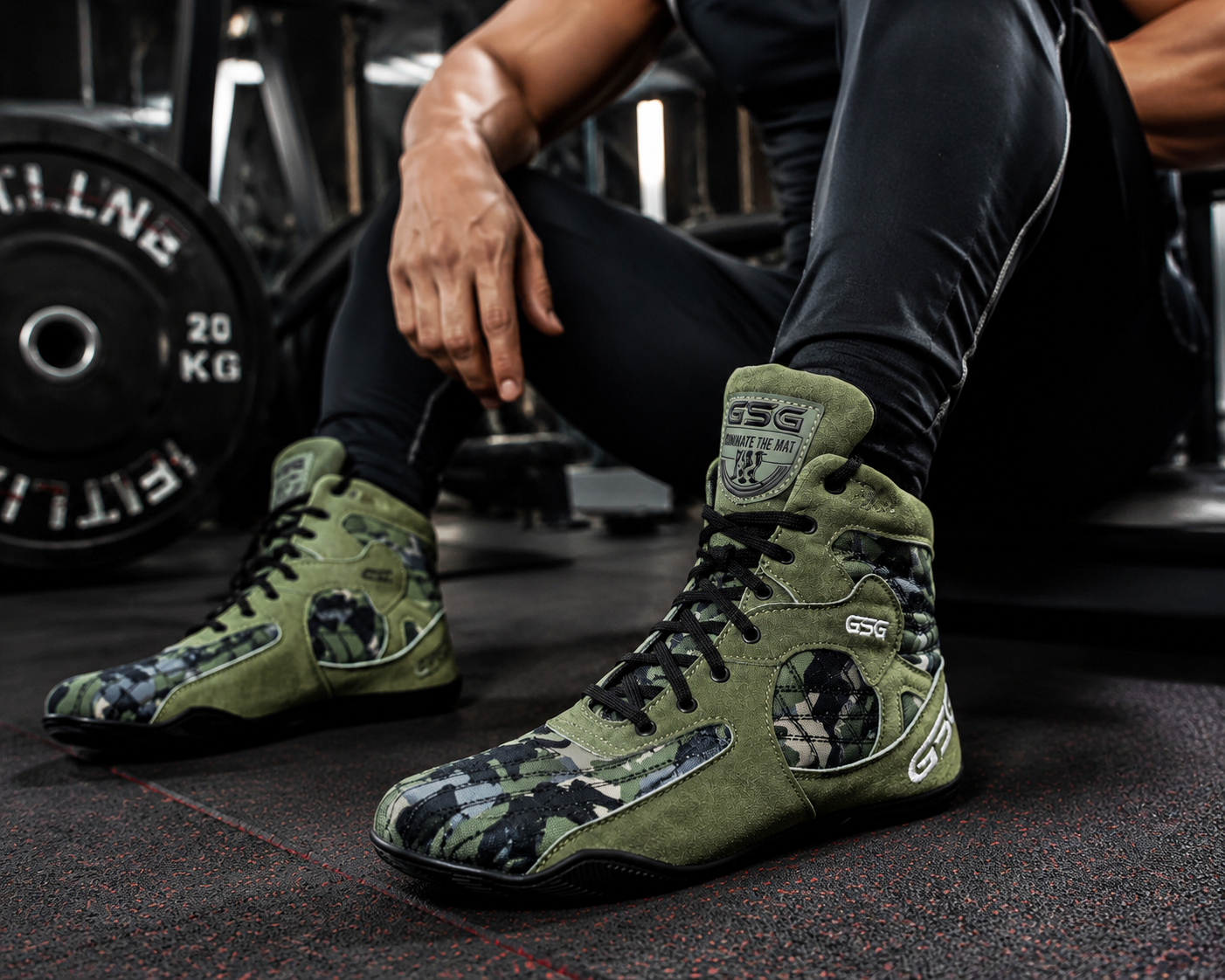 Professional Gym Wrestling & Boxing Shoes | Lightweight Leather Training Shoes with Ankle Support