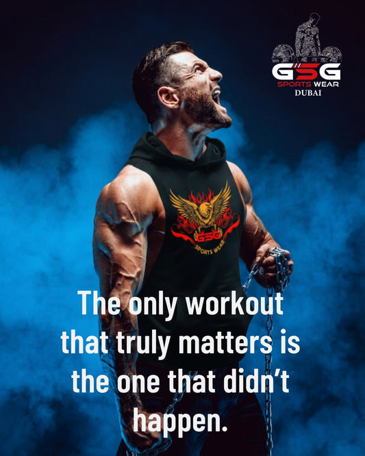 GSG Sleeveless Gym Hoodie – Bold Design for UAE Athletes