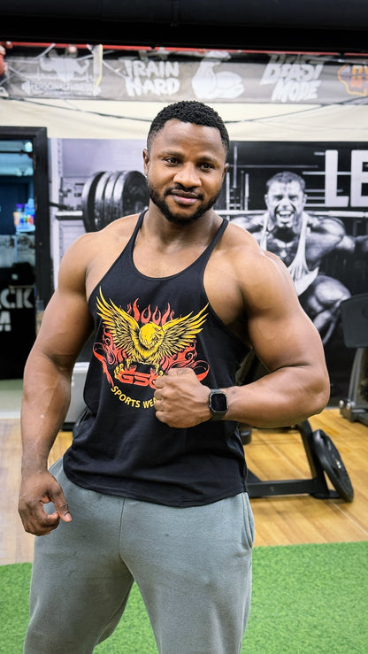 Stringer Gym Singlets – Muscle Fit, Breathable & Stylish