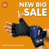 GSG GEL Padded Fingerless Weight Lifting Gloves - gsgplanet